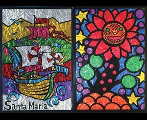 手作りステンドグラス Amazon.co.jp: [たのつく] タックステンド ステンドグラス 手作り